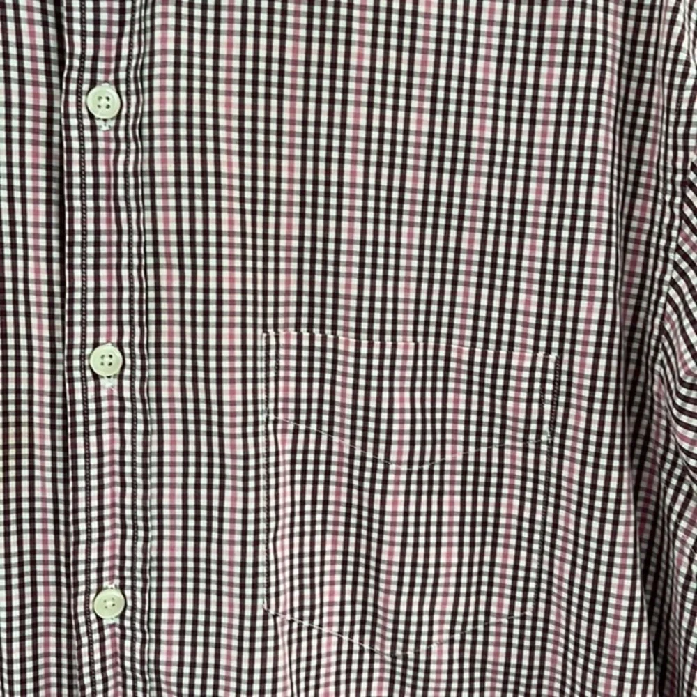 J.Crew 80’s‎ 2 ply 100% cotton button down plaid long sleeve shirt